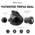 Decibullz Custom Molded Earplugs 31dB NRR Hearing Protection

