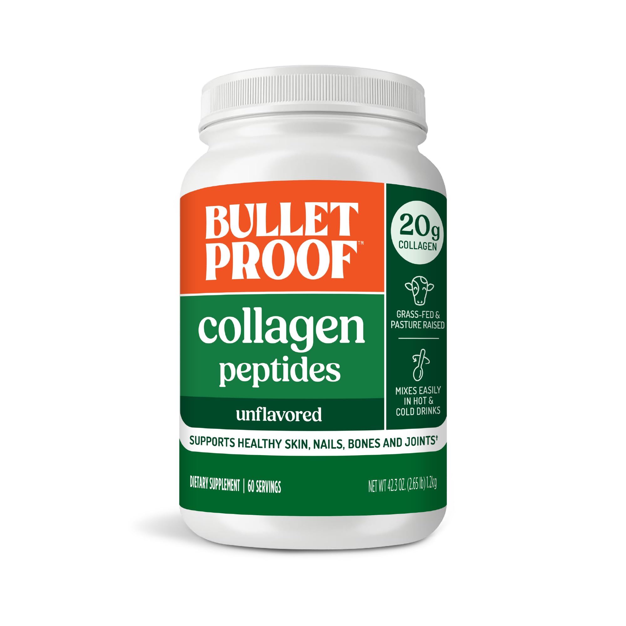 Bulletproof Grass-Fed Collagen Peptides Packets