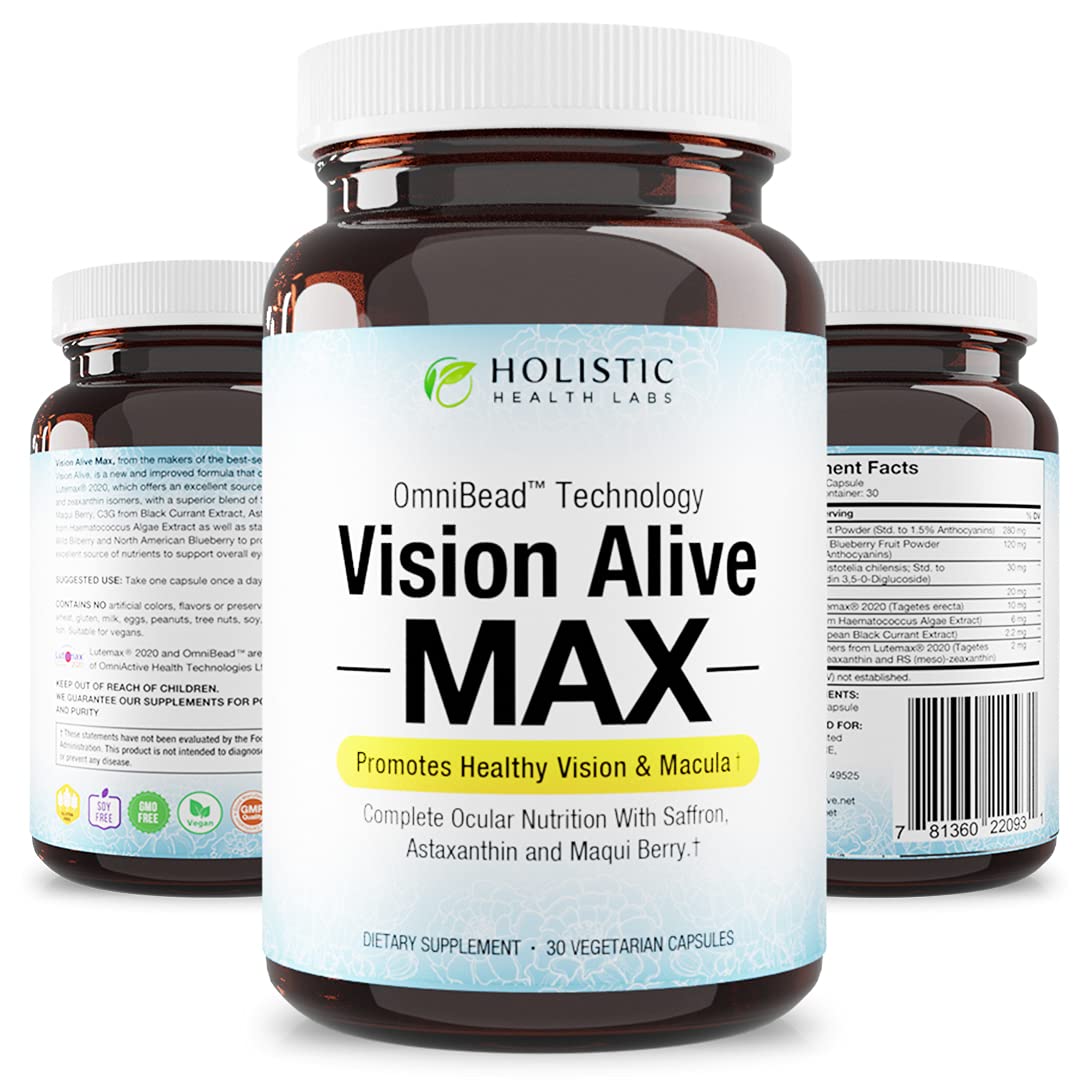 Vision Alive Max Eye Health Supplement Holistic Health Labs

