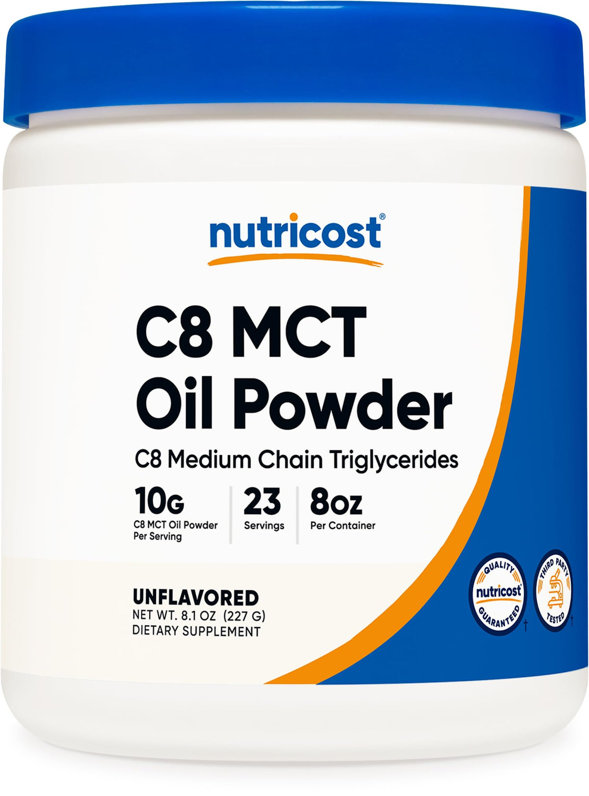 Nutricost C8 MCT Oil Powder 95% C8