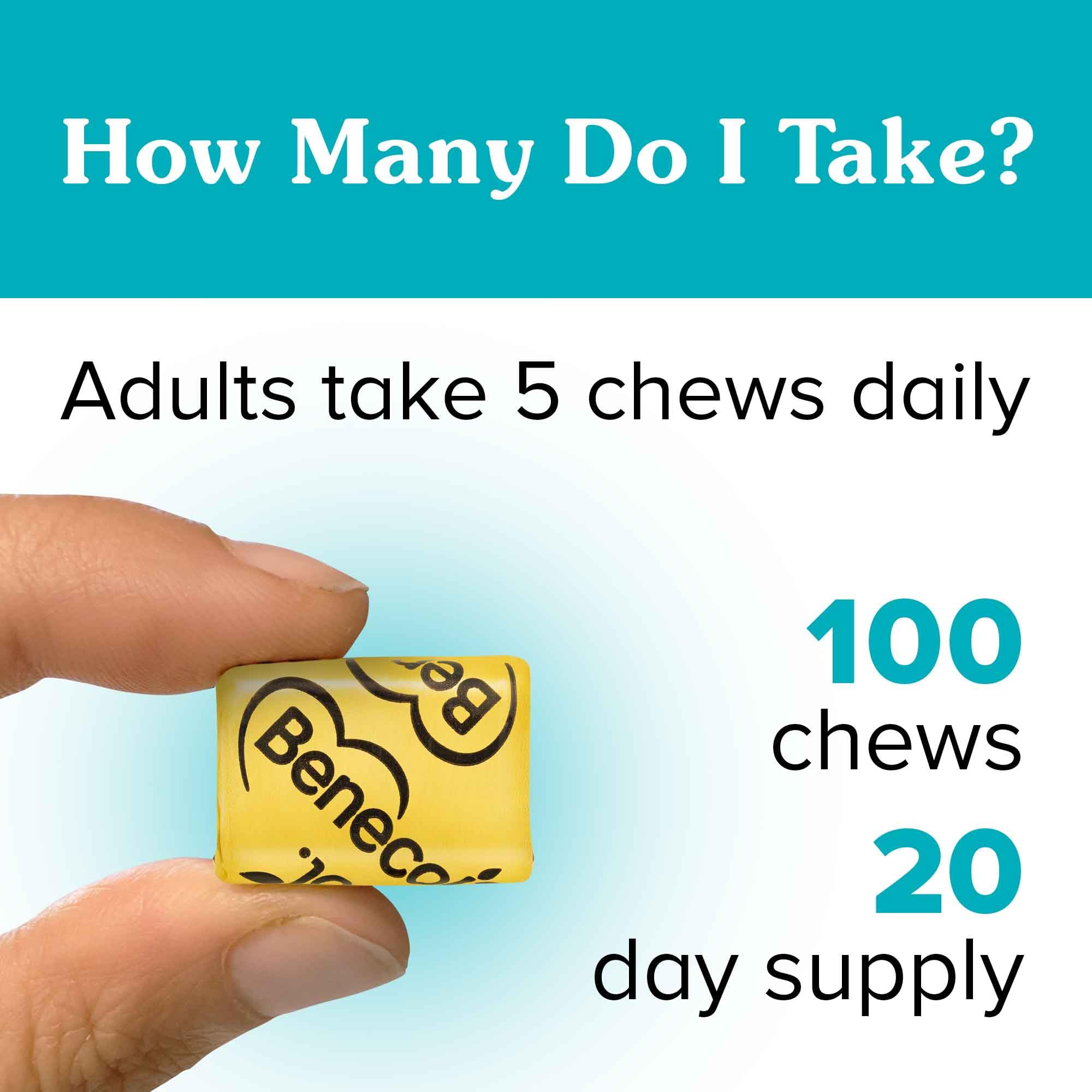 Benecol Soft Chews Plant Stanols for Cholesterol Support

