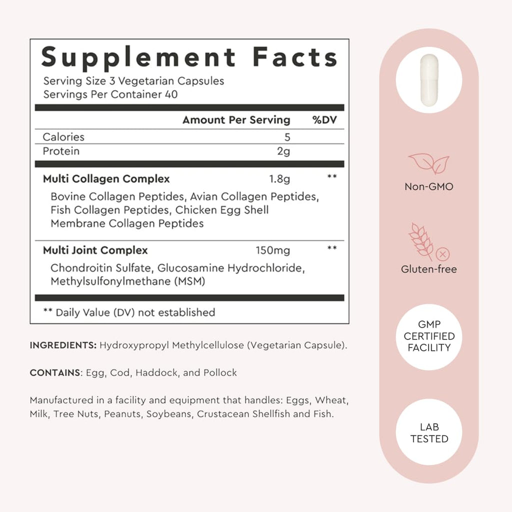 Alaya Naturals Hydrolyzed Multi-Collagen Capsules

