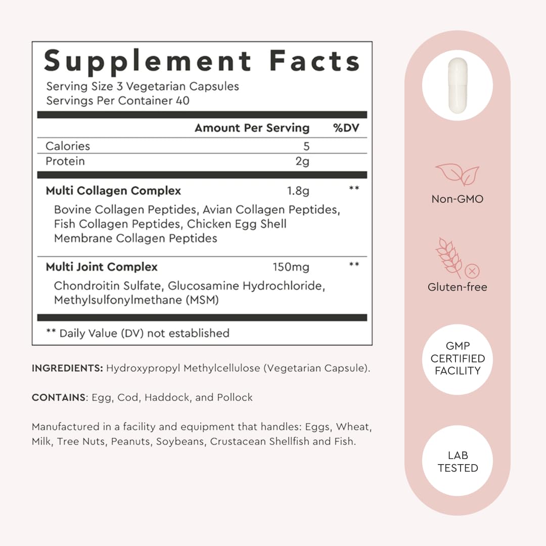 Alaya Naturals Hydrolyzed Multi-Collagen Capsules


