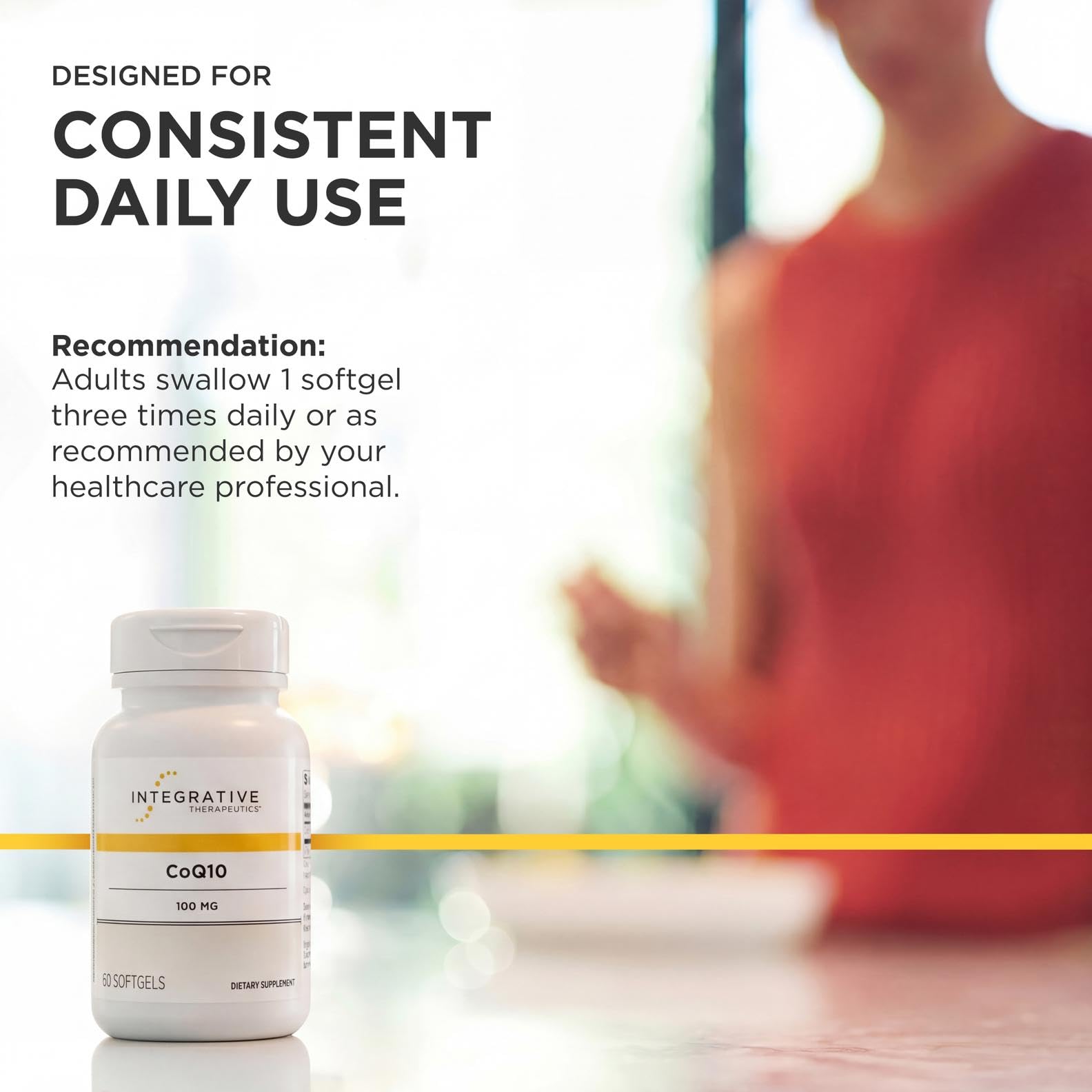 Integrative Therapeutics CoQ10 Supplement for Heart & Brain

