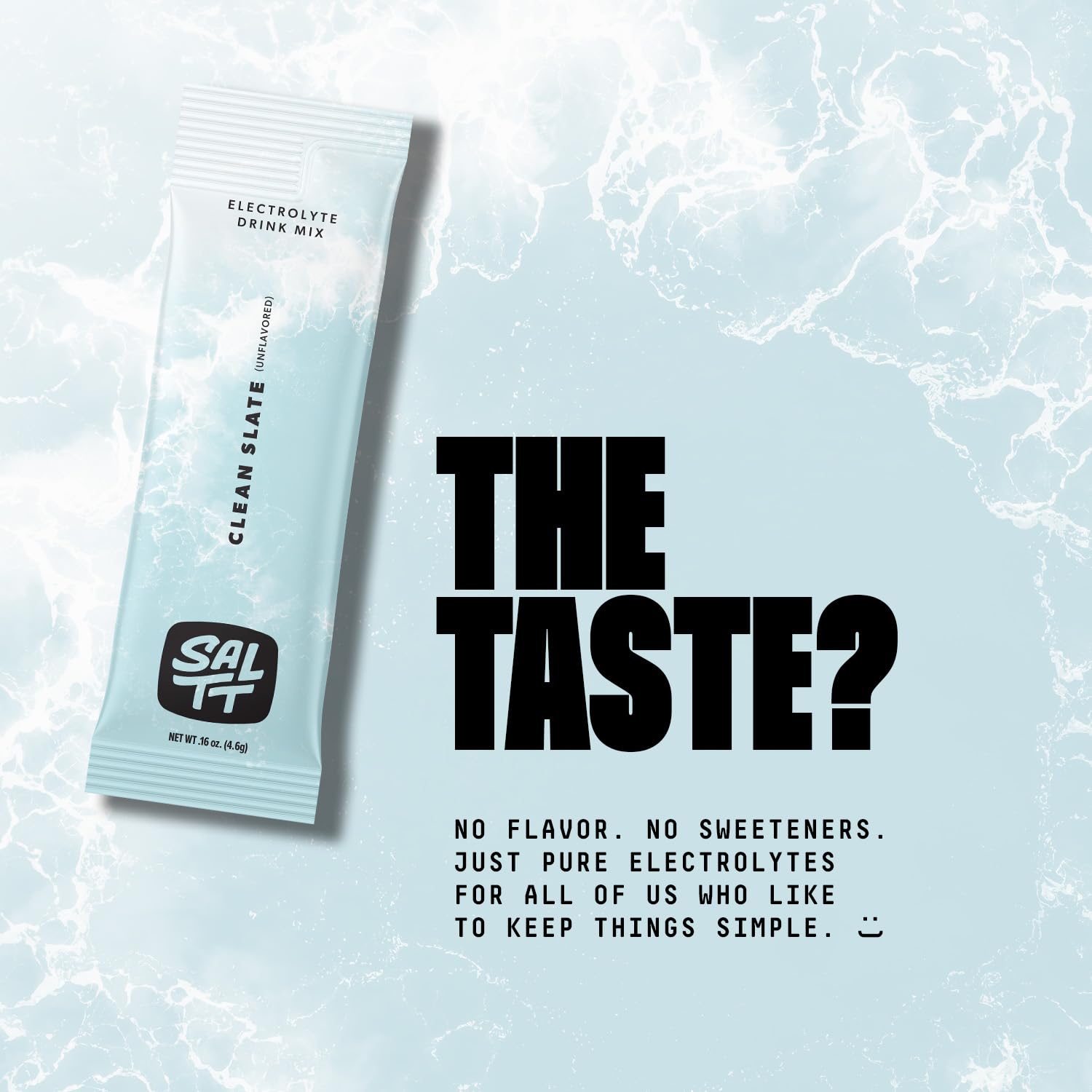 SALTT Electrolytes Powder Packets | Essential Hydration

