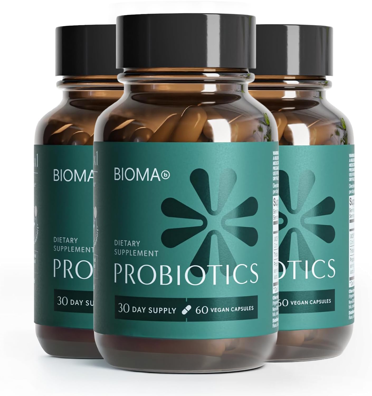 BIOMA Digestive Health Probiotic with XOS, Tributyrin & Bifidobacterium - Vegan