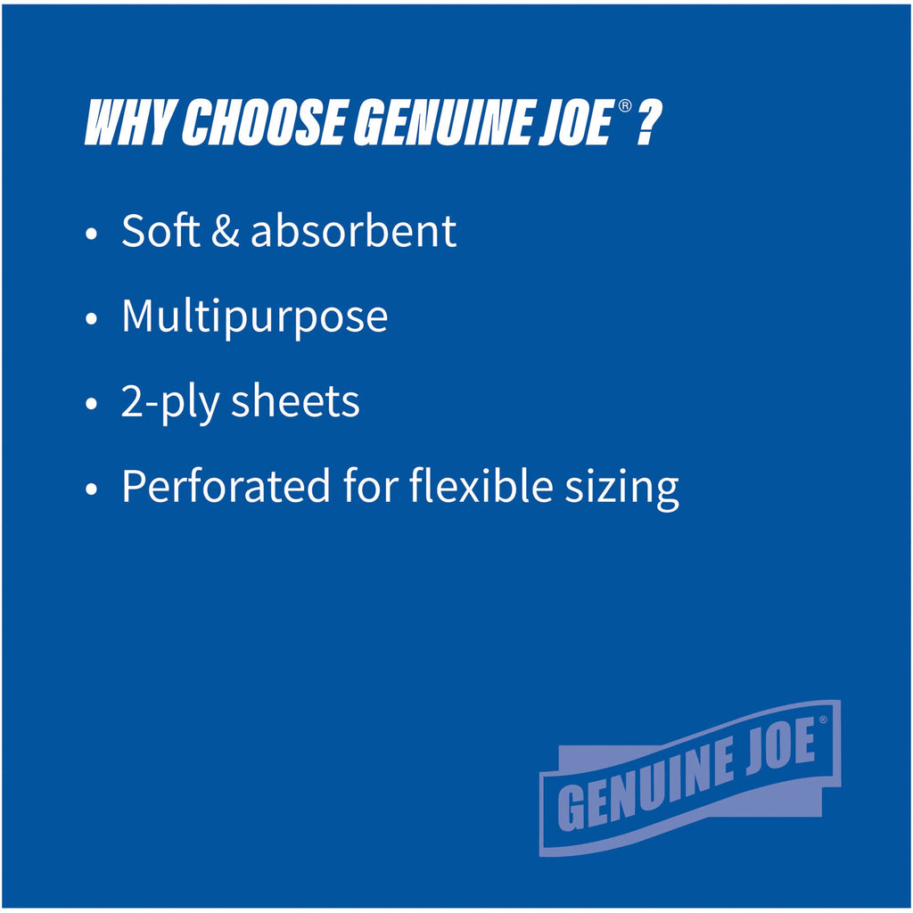 Genuine Joe Paper Towels - Perforated Sheets

