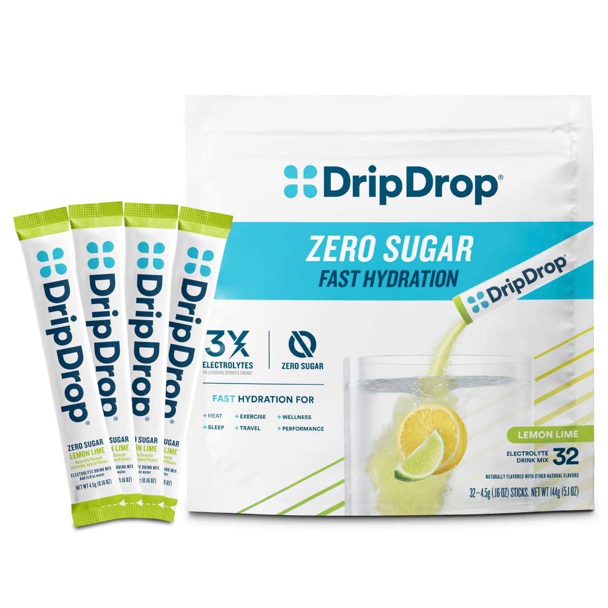 DripDrop Sugar Free Hydration - Electrolyte Drink Mix