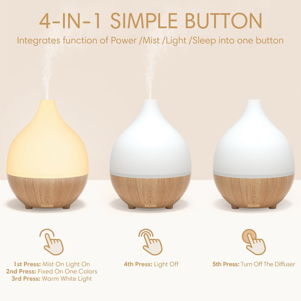 SALKING Essential Oil Diffuser Ultrasonic Aromatherapy


