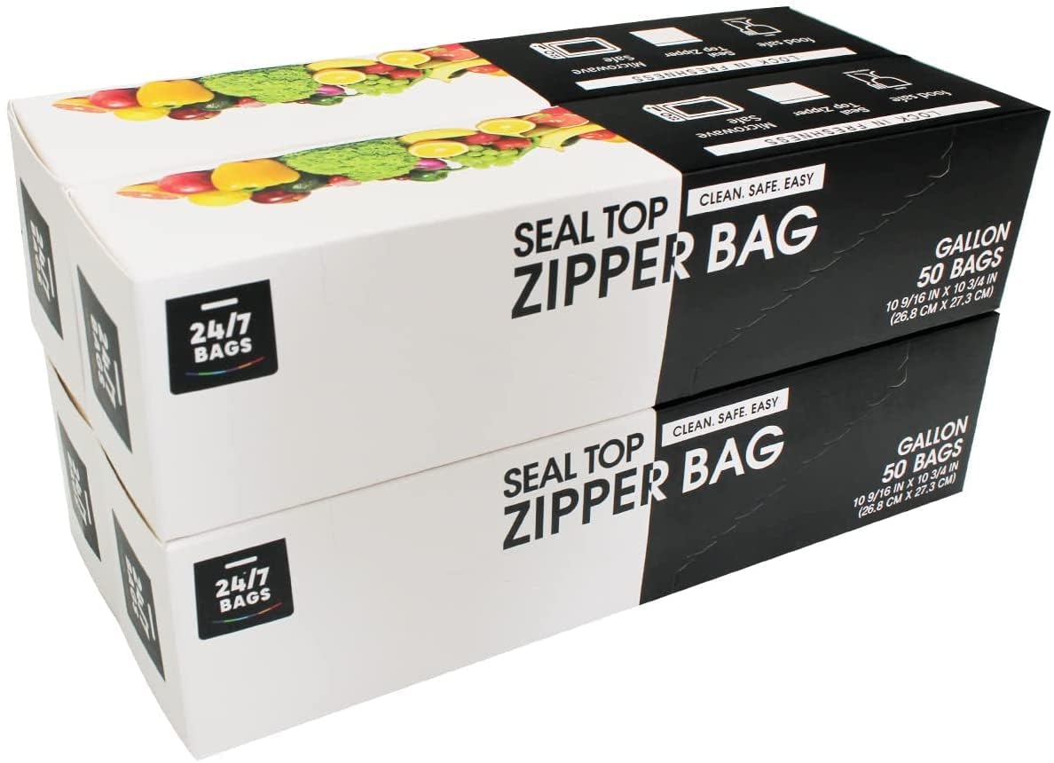 Storage Bags with Double Zipper | BPA-Free

