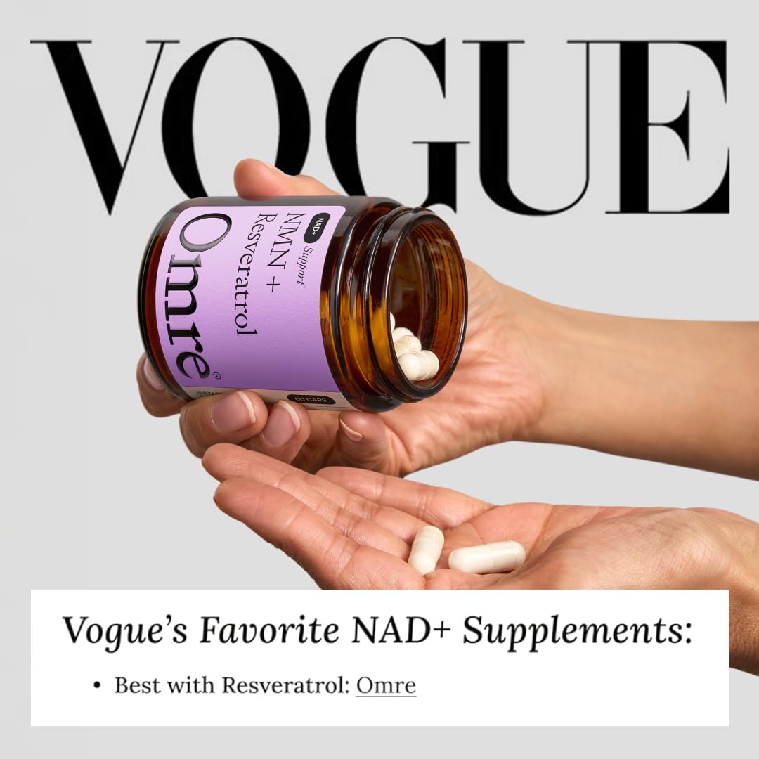 Omre NMN + Resveratrol NAD+ Support | 60 Capsules

