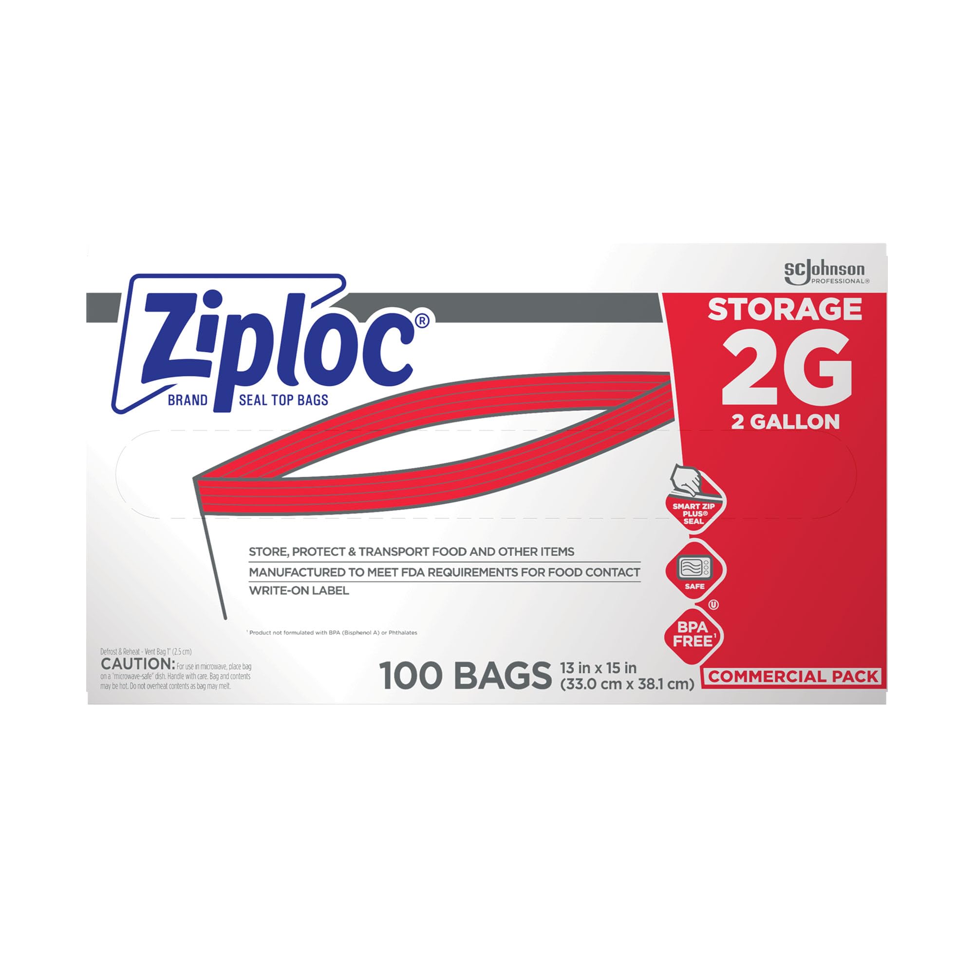 SC Johnson Ziploc Brand Food Storage Bags – Resealable

