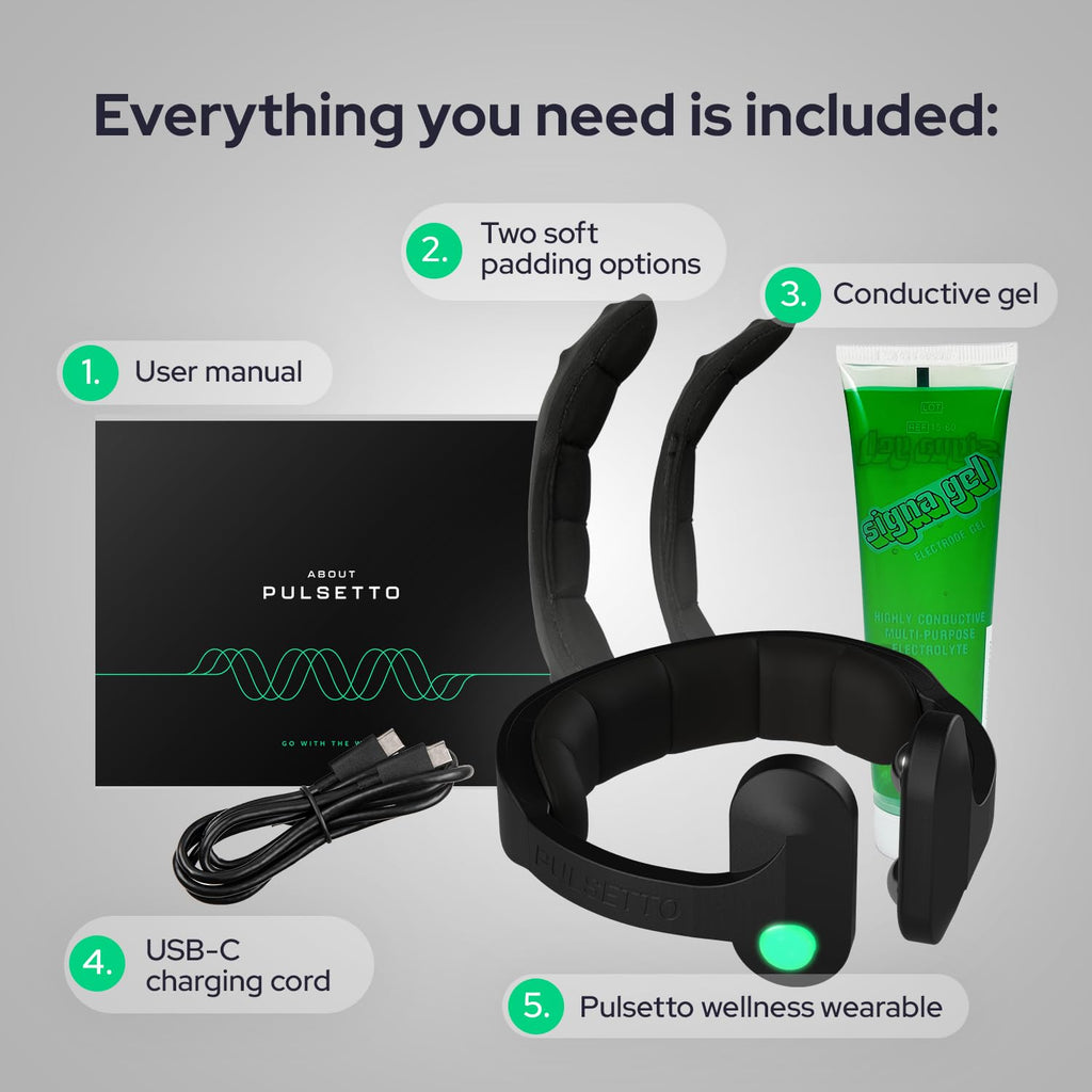 Pulsetto Wellness Wearable for Relaxation and Sleep

