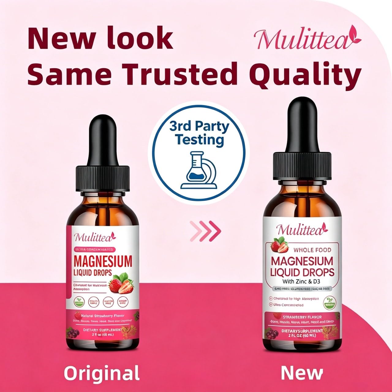 Mulittea Magnesium Glycinate Liquid - High Potency

