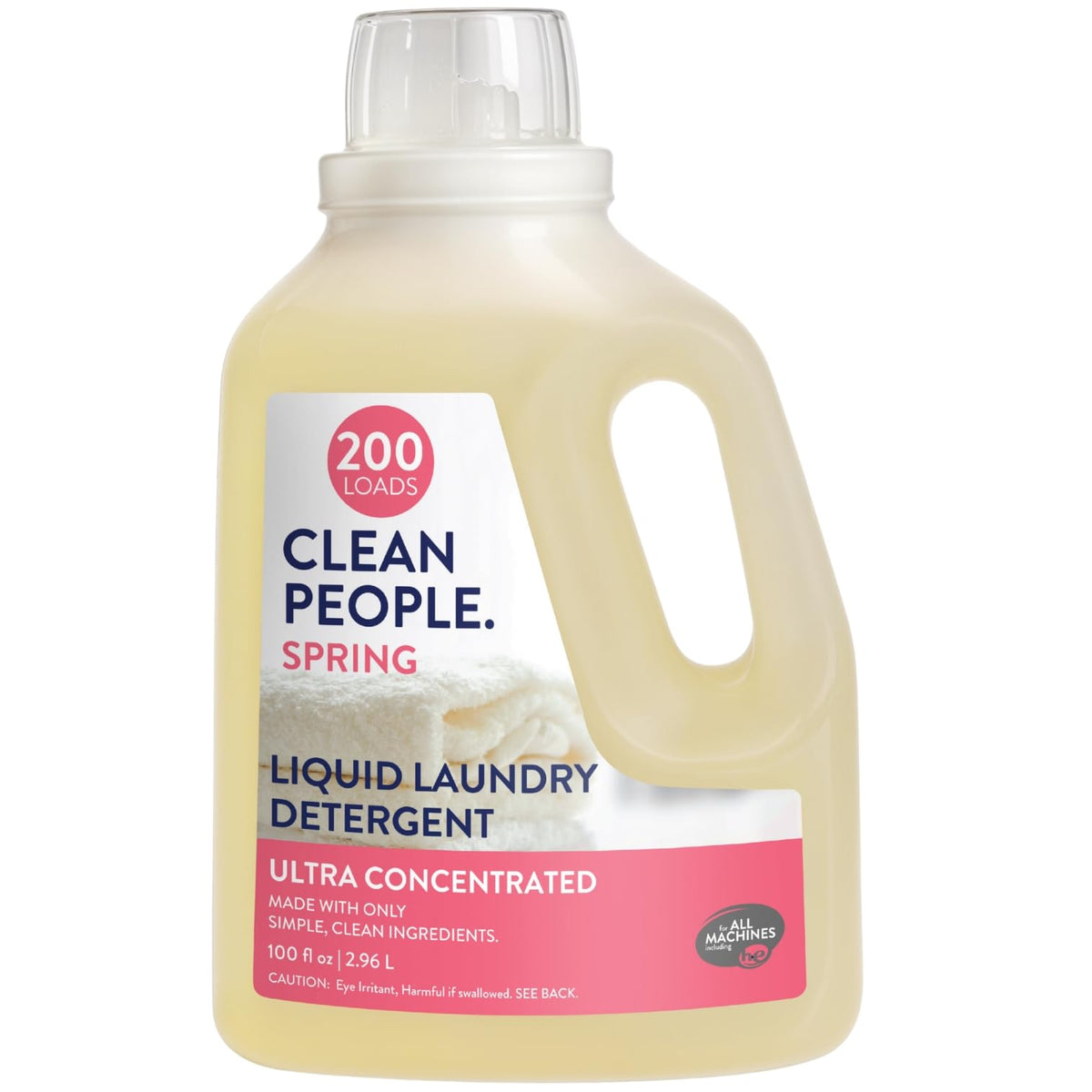 The Clean People Liquid Laundry Detergent - Ultra Concentrated, 50 oz