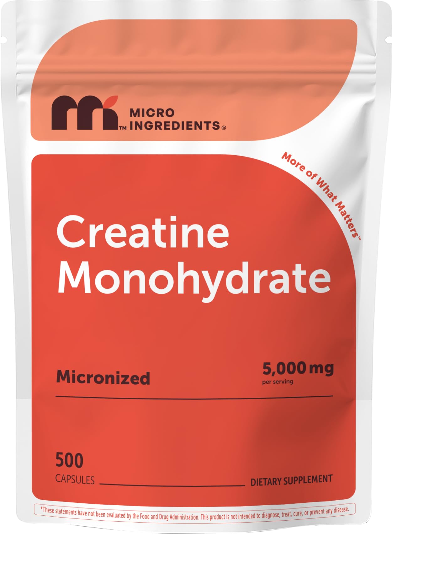 Micro Ingredients Creatine Monohydrate Capsules | Micronized

