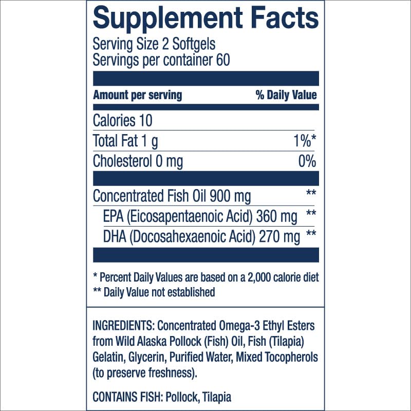 Wiley’s Easy Swallow Minis Wild Alaskan Fish Oil Omega-3

