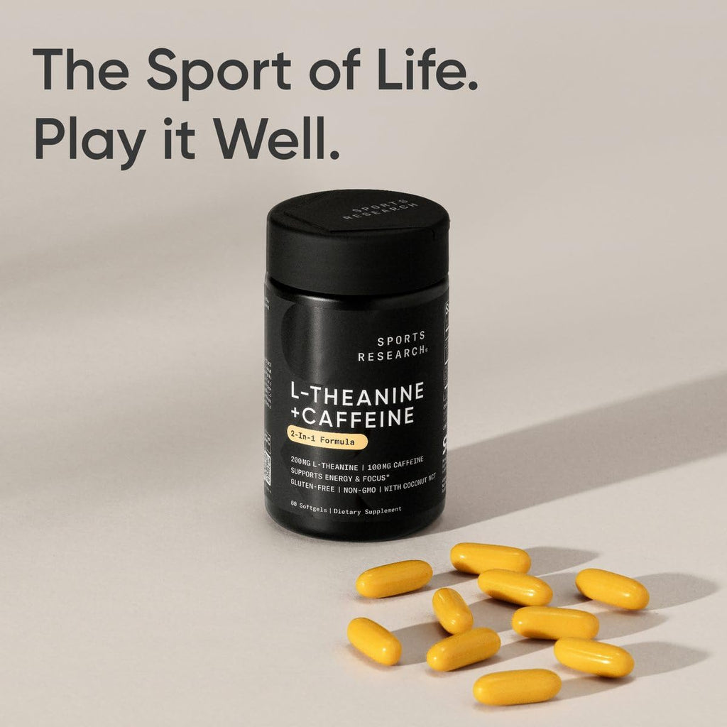 Sports Research L-Theanine with Caffeine Nootropic

