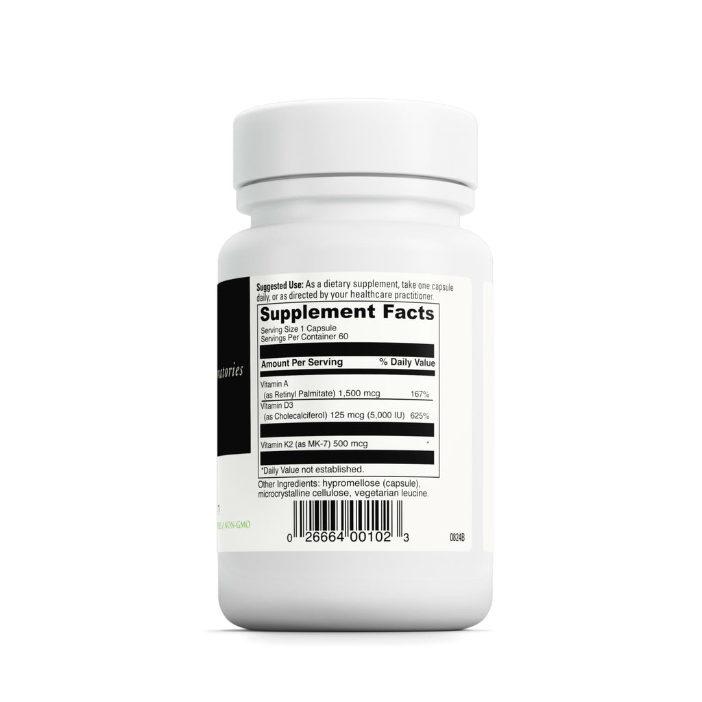DaVinci ADK Vitamin A, D3 & K2 MK-7 for Bone & Heart Health

