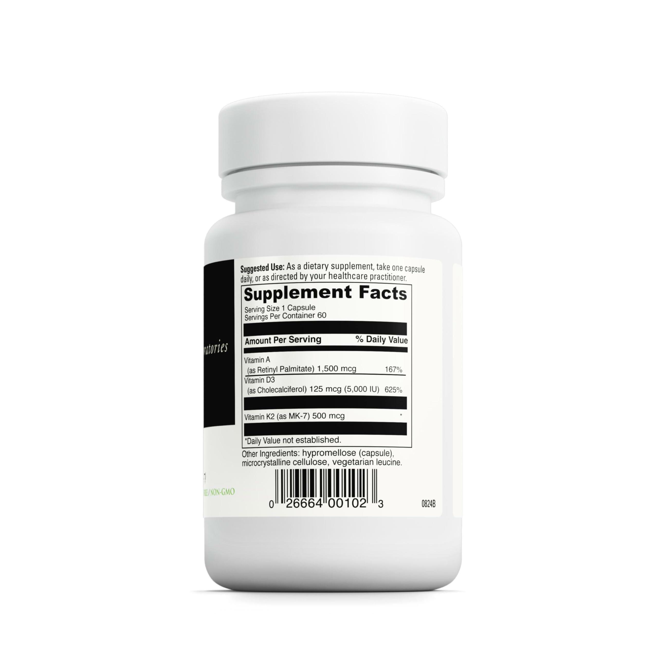 DaVinci ADK Vitamin A, D3 & K2 MK-7 for Bone & Heart Health


