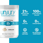 Unjury Whey Protein Isolate Powder | 21g per Serving

