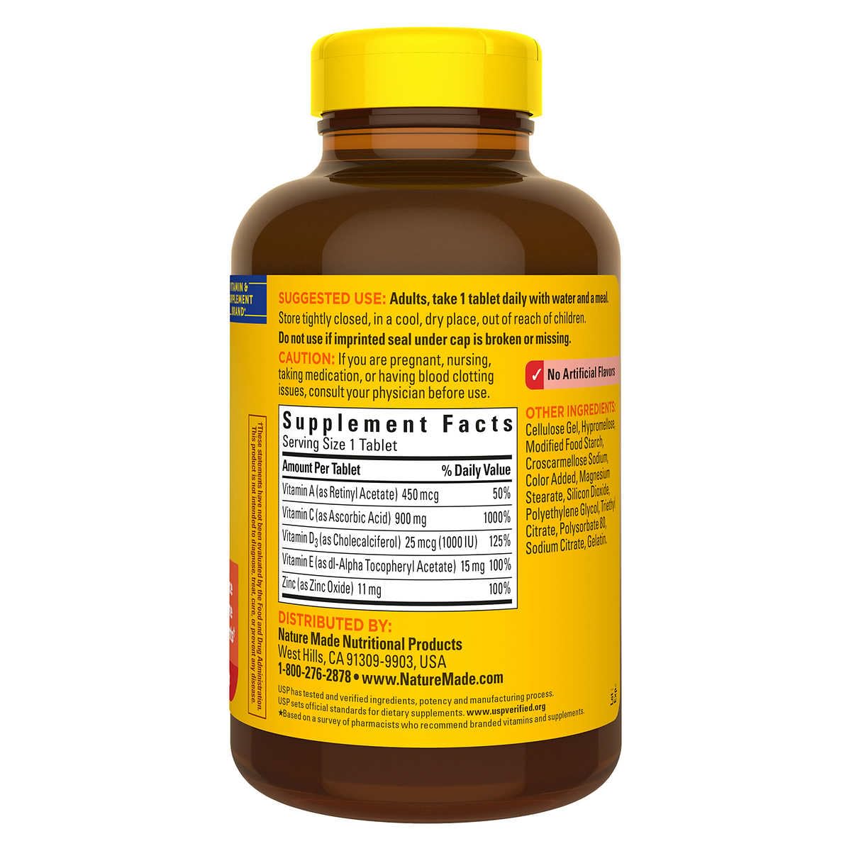 Nature Made Super C Immune Support with Vitamin D3 and Zinc

