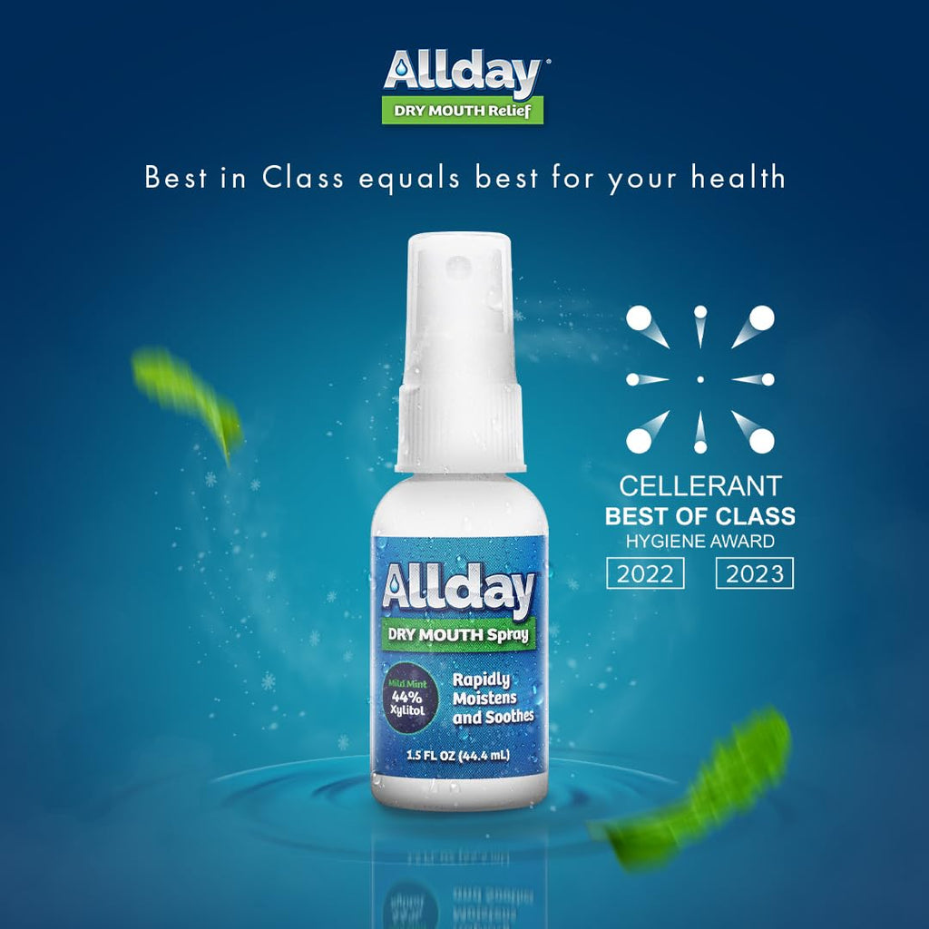 Allday Dry Mouth Spray Maximum Strength Xylitol

