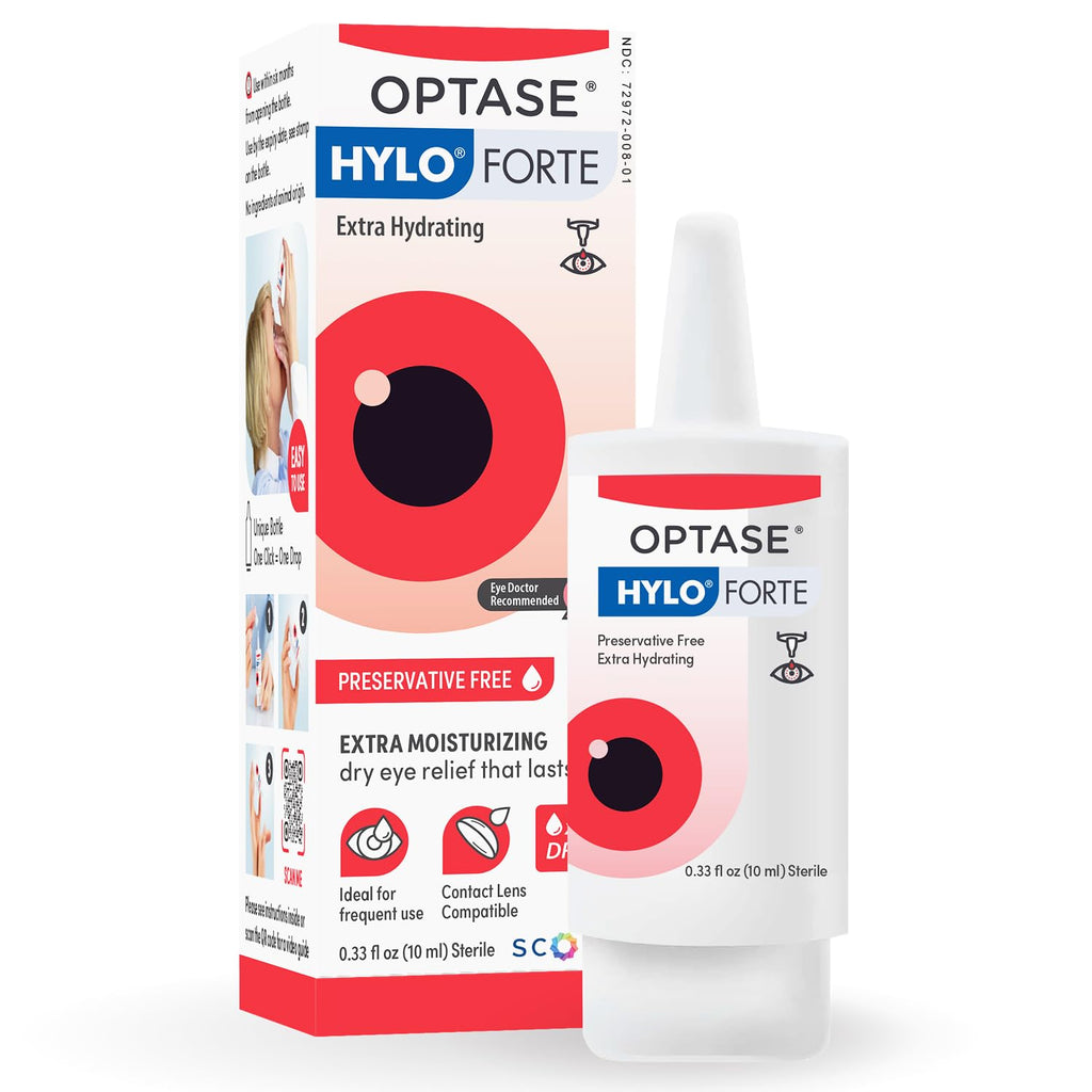 Optase HYLO Forte Preservative-Free Eye Solution for Contacts

