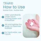 TruKid Bubble Podz Bubble Bath for Kids | Tear-Free

