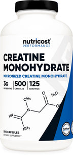 Nutricost Micronized Creatine Monohydrate Supplement - GMP

