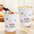 Lamosi Disposable Paper Cups for Hot or Cold Drinks

