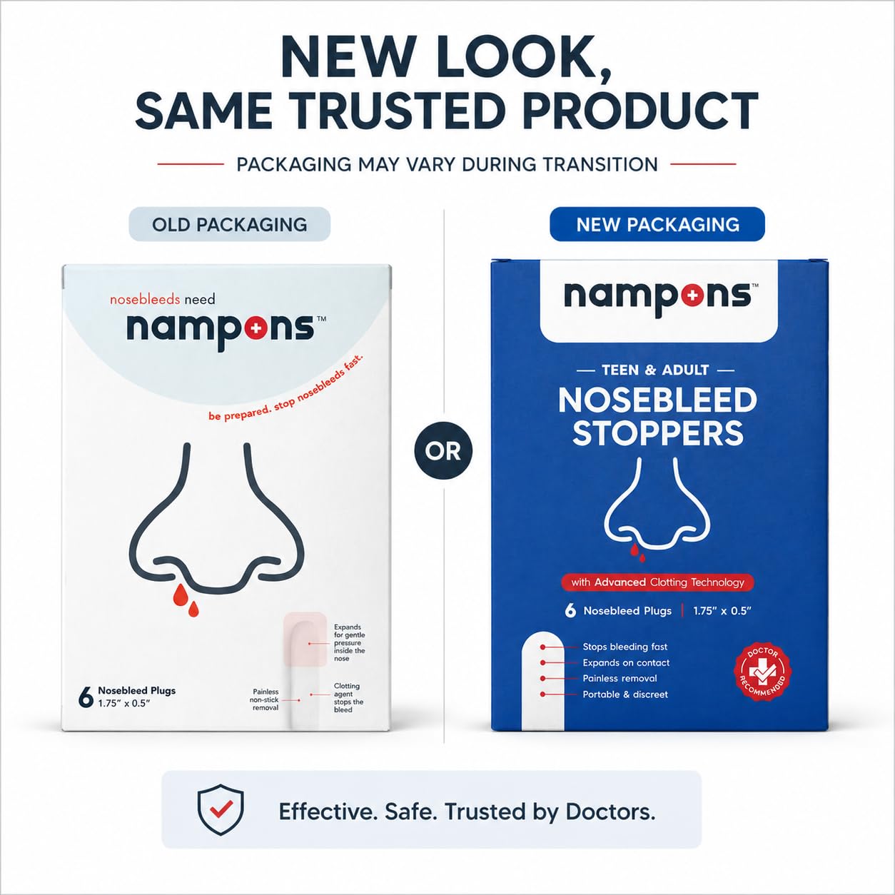 Nampons Hemostatic Stoppers | Quick Care

