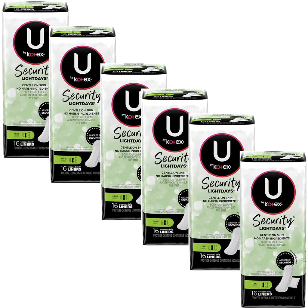 Kotex Natural Balance Liners Absorbent Daily Protection

