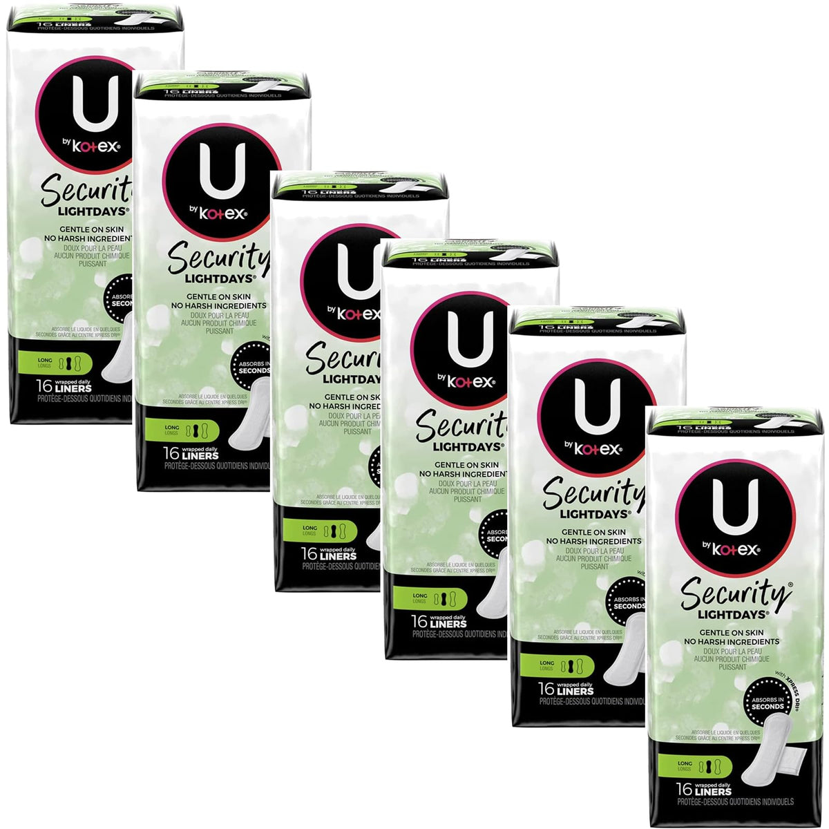 Kotex Natural Balance Liners Absorbent Daily Protection

