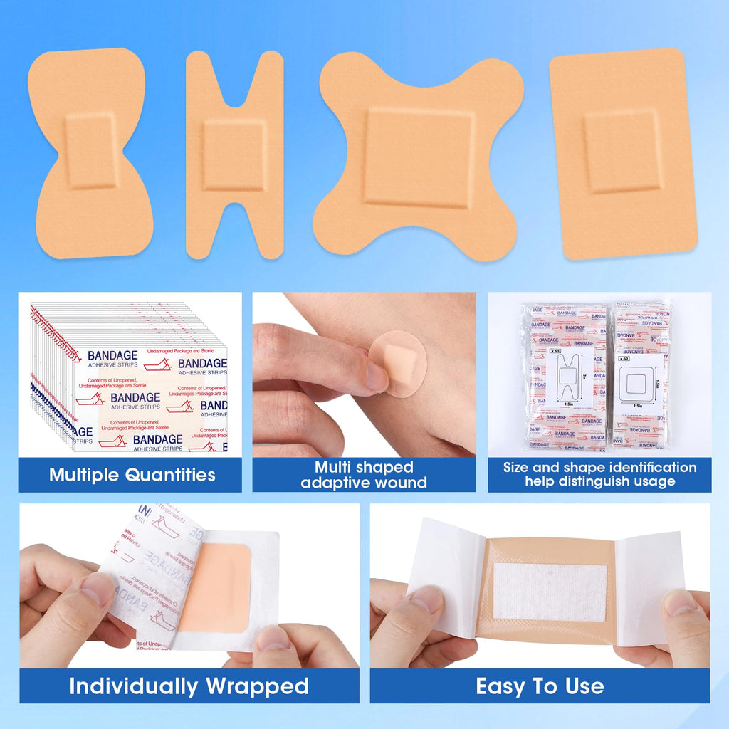 CXYARY Assorted Bandages Latex-Free Waterproof

