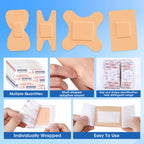 CXYARY Assorted Bandages Latex-Free Waterproof

