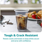 GUSTO Plastic Cups – Disposable for Cold Beverages

