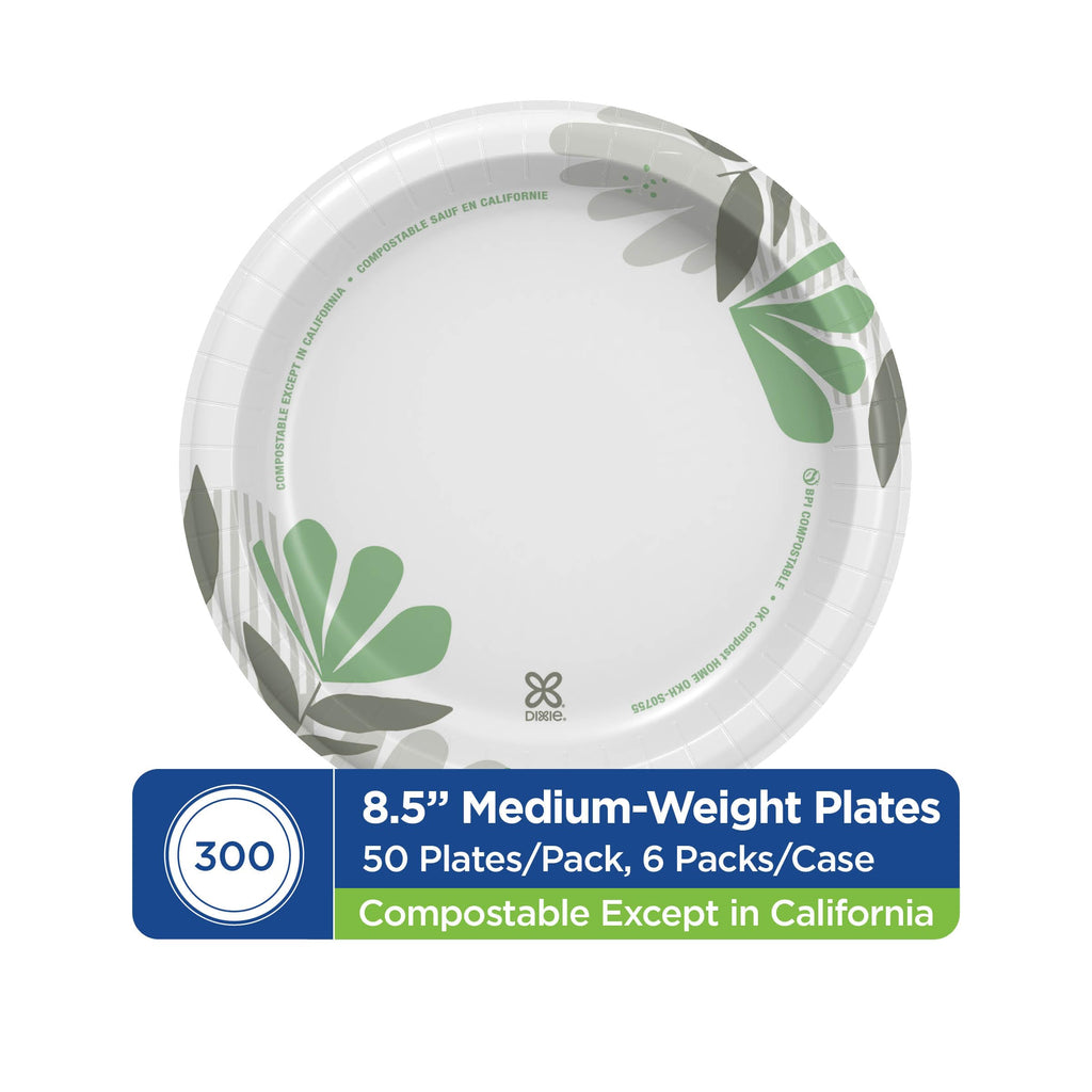 Dixie Disposable Plates – Compostable & Soak-Proof


