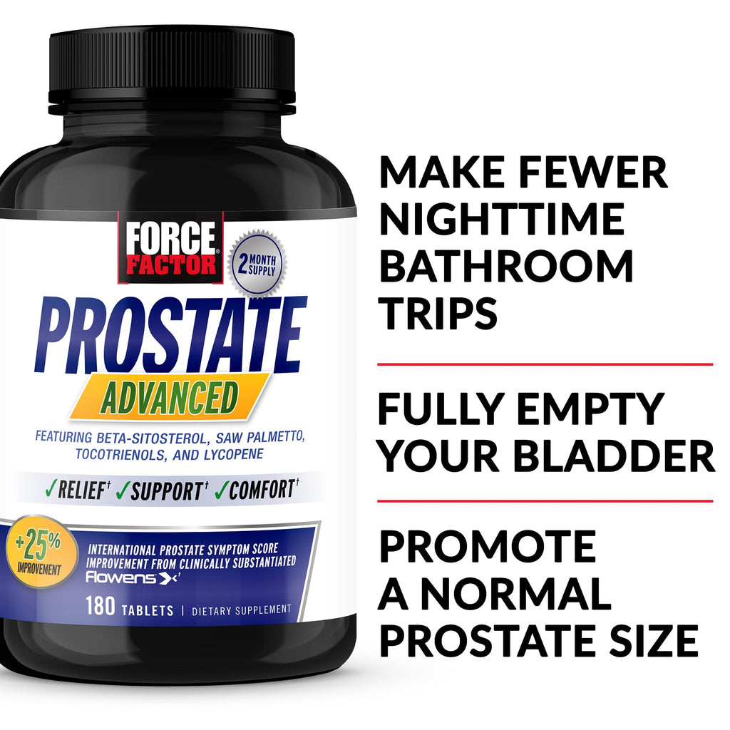 Force Factor Prostate Advanced Prostate Health Supplement

