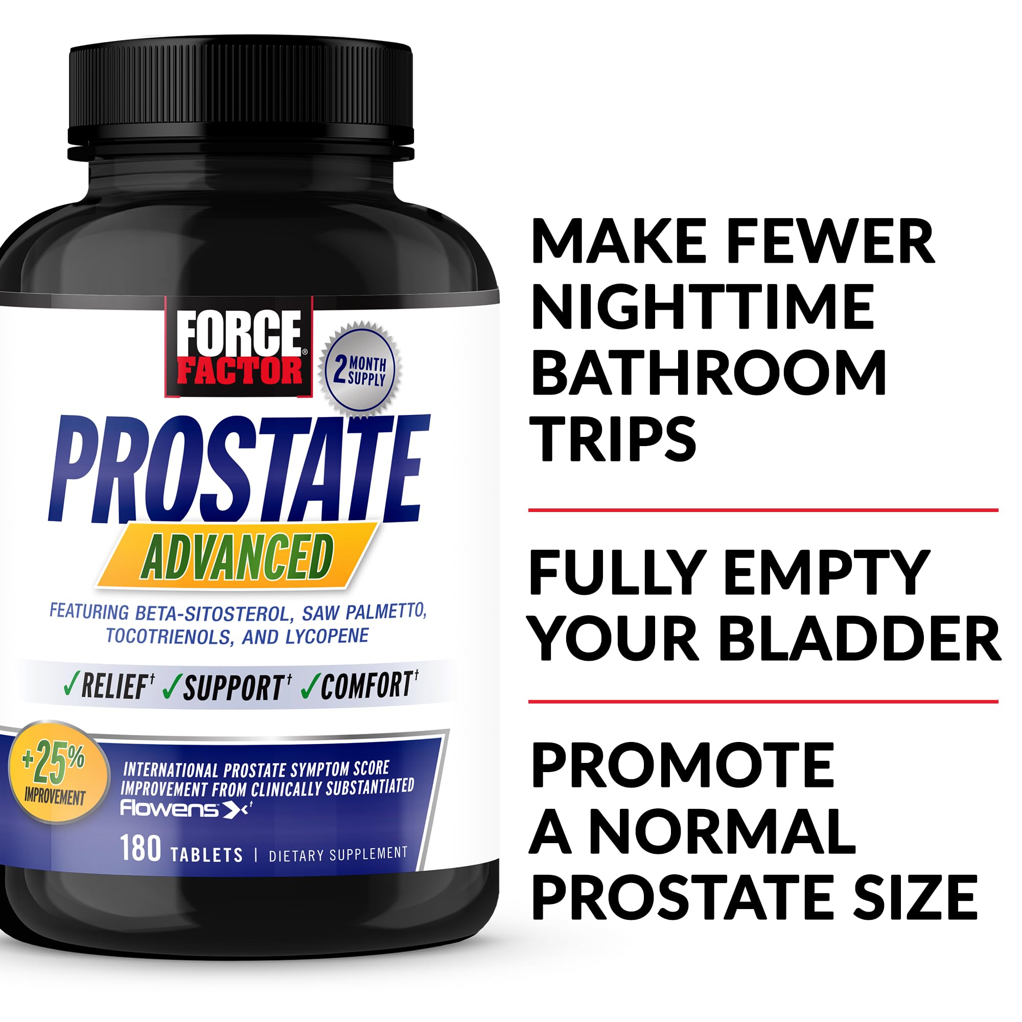 Force Factor Prostate Advanced Prostate Health Supplement

