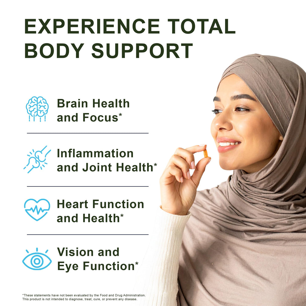 Noor Vitamins Halal Fish Oil Omega-3 Supplement

