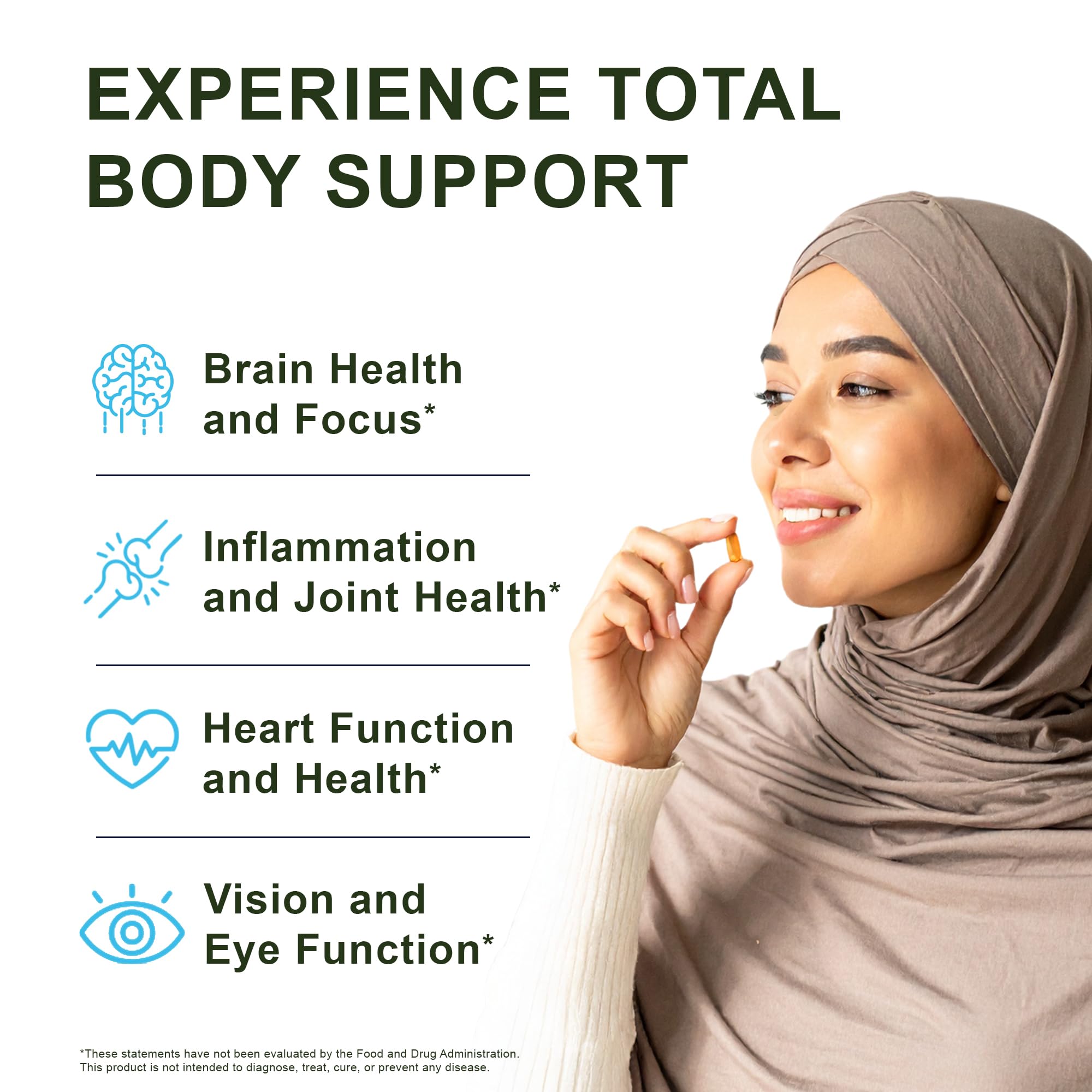Noor Vitamins Halal Fish Oil Omega-3 Supplement

