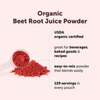 Beet Root Juice Powder - Micro Ingredients Organic

