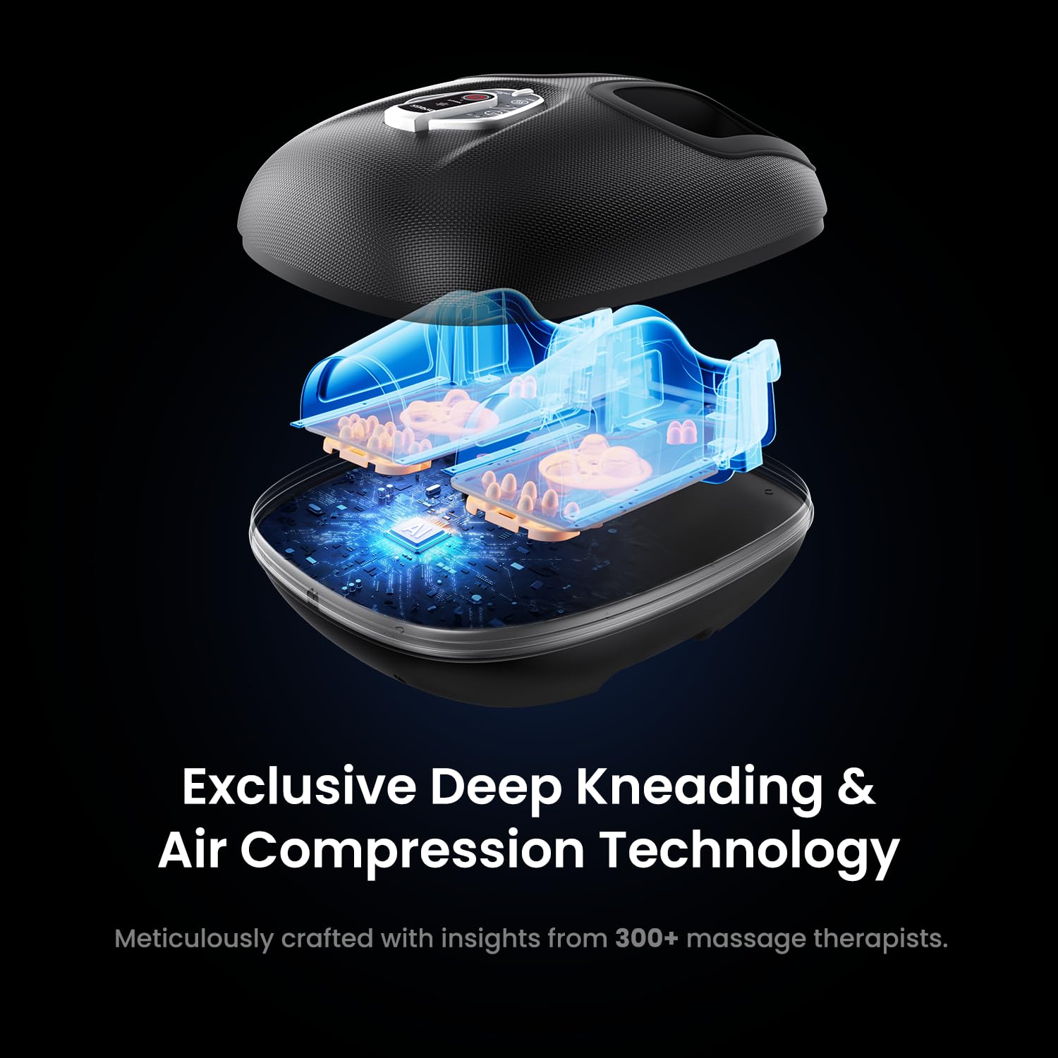 RENPHO Foot Massager with Heat – Cordless Shiatsu

