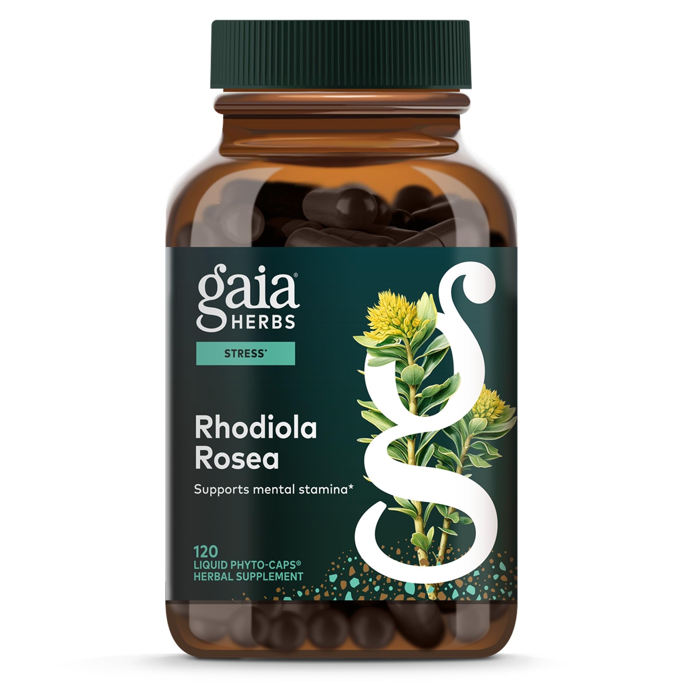 Gaia Herbs Rhodiola Rosea Stress Support Supplement

