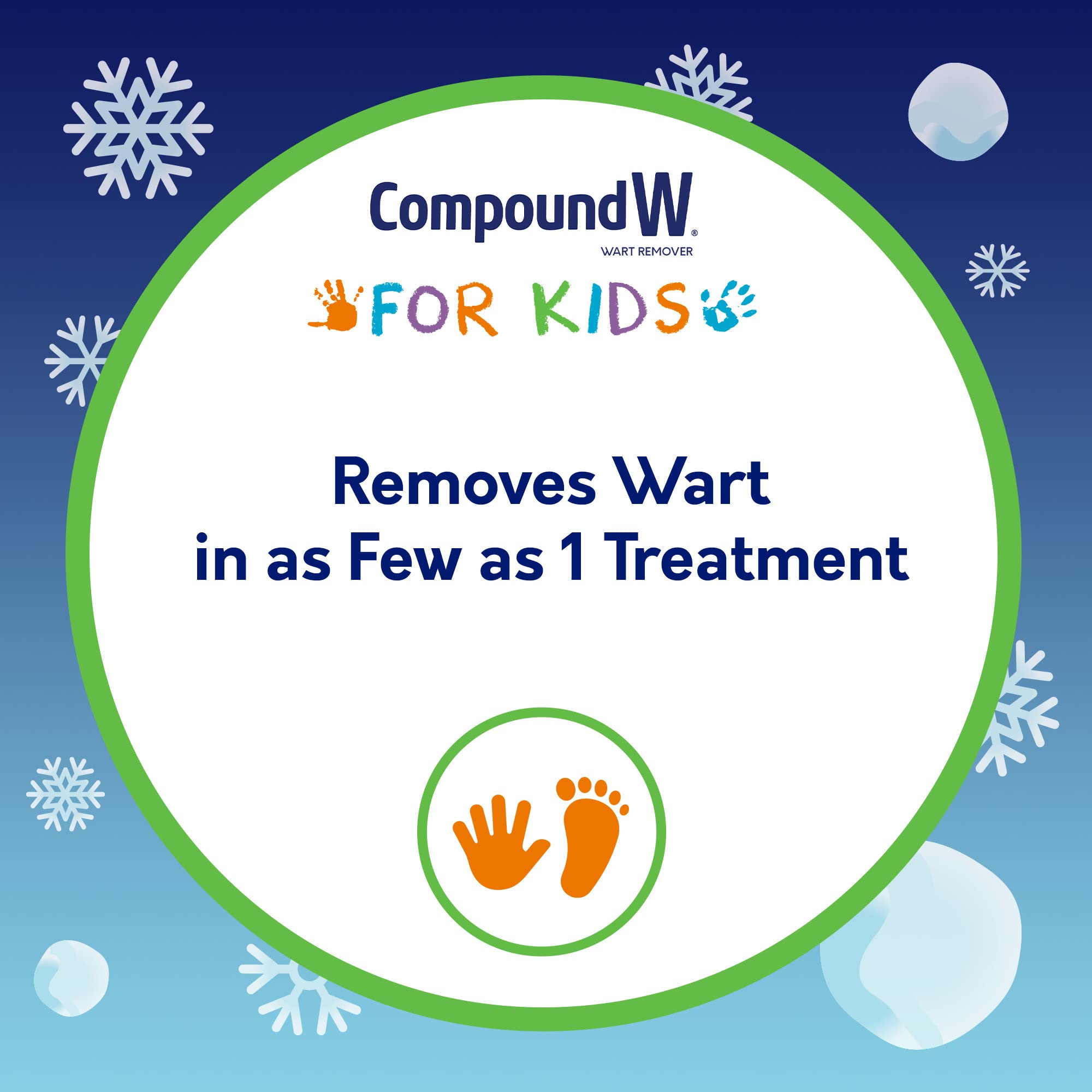 Compound W Freeze Off Wart Remover for Kids with Skin Shield

