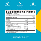 Qunol Fish Oil Omega-3 Softgels for Heart Health

