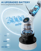 Electric Spin Scrubber with Rechargeable Battery

