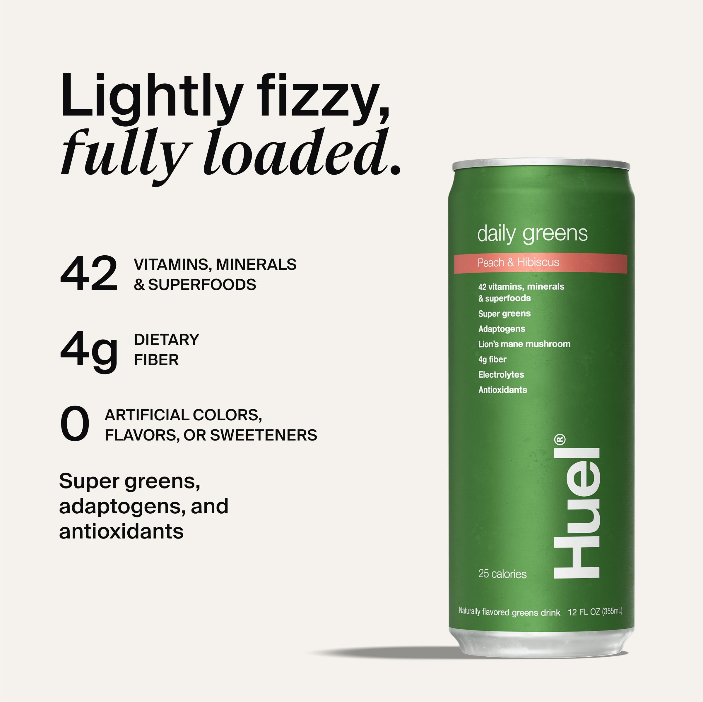 Huel Daily Greens Ready-to-Drink | 42 Vitamins & Probiotics

