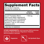 Qunol Beets 3-in-1 Blood Pressure Support CoQ10 & Grape Seed


